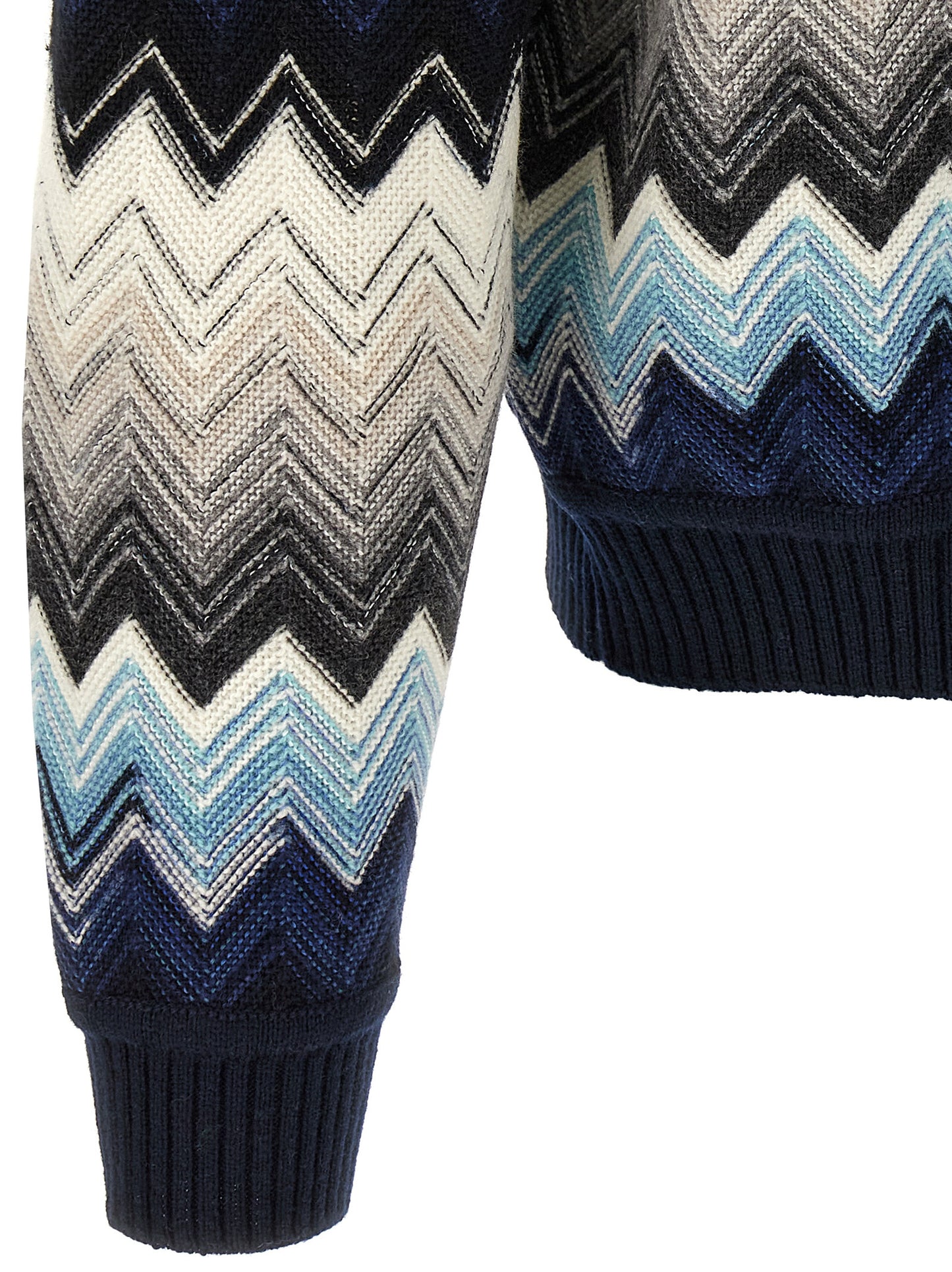 Cardigan by Missoni for men in wool cotton multicolor & patterned features a nuanced silhouette with a refined and nuanced detailing for a sophisticated look.