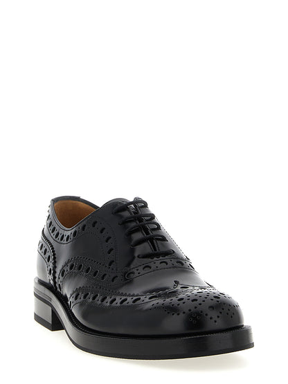 Brogue Brogues Lace-Up Shoes by Church's for unisex in calfskin leather black features an dynamic silhouette from the Unisex Calfskin Leather Brogue Brogues Lace-Up Shoes collection, defined by a dynamic and for a dynamic look.