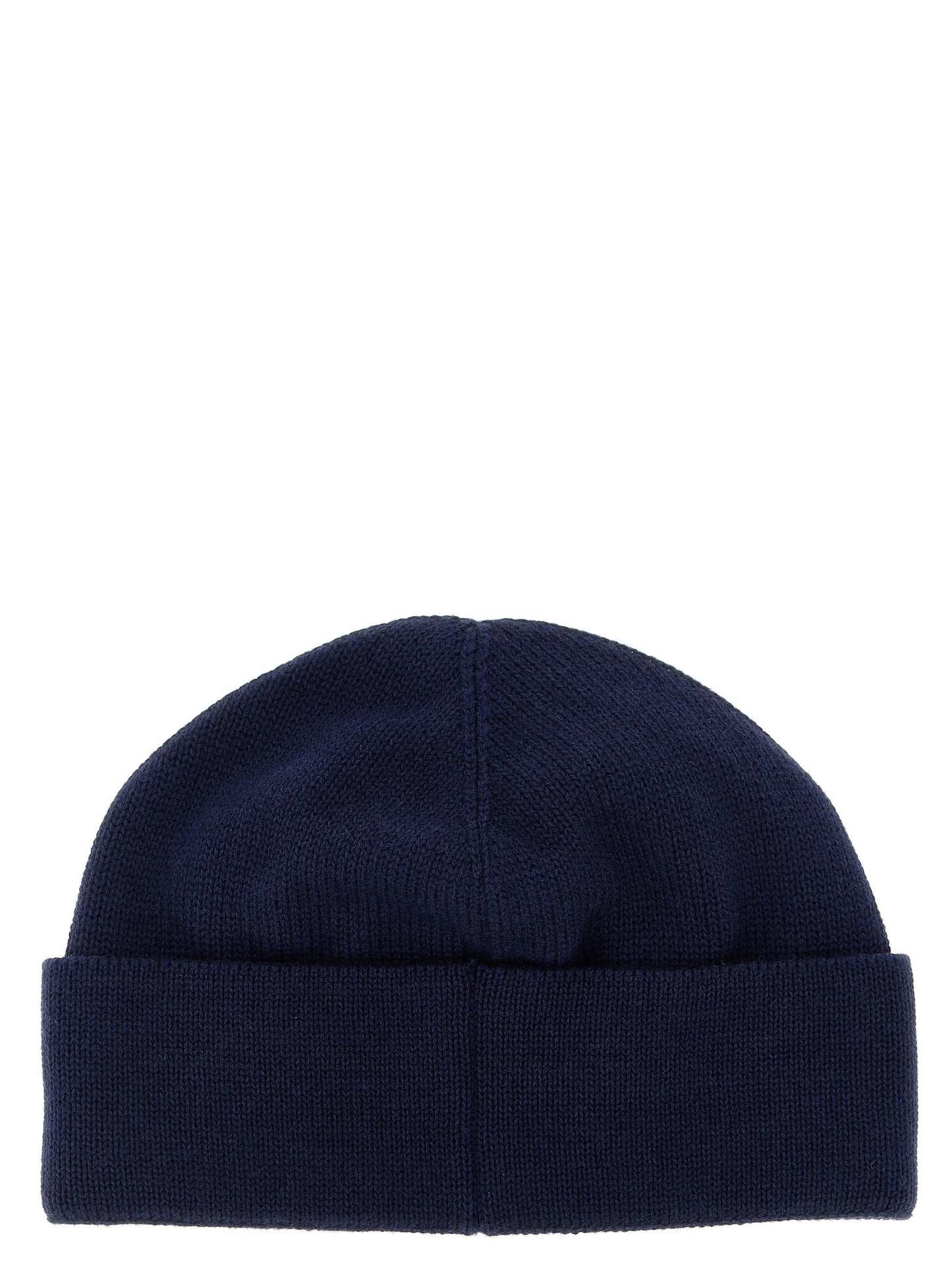Beanie Hat by Valentino Garavani for men in virgin wool & cotton blue features a refined silhouette, showcasing the refined design of the Virgin Wool & Cotton Beanie Hat for a sophisticated look.