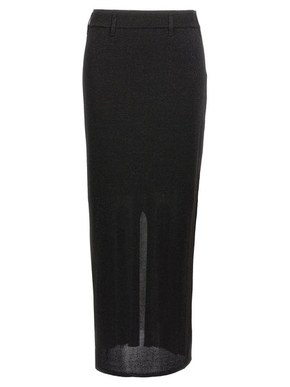 Skirt by Missoni for women in stretch viscose polyester black features a sublime silhouette, showcasing the sublime design of the Women's Sheath Stretch Viscose Polyester Mini Skirt in a sophisticated mini.