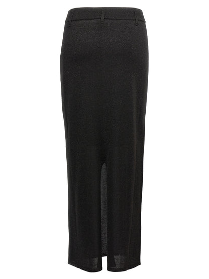 Skirt by Missoni for women in stretch viscose polyester black features a contoured silhouette from the Women's Sheath Stretch Viscose Polyester Mini Skirt collection, characterized by its contoured mini for a contoured finish.
