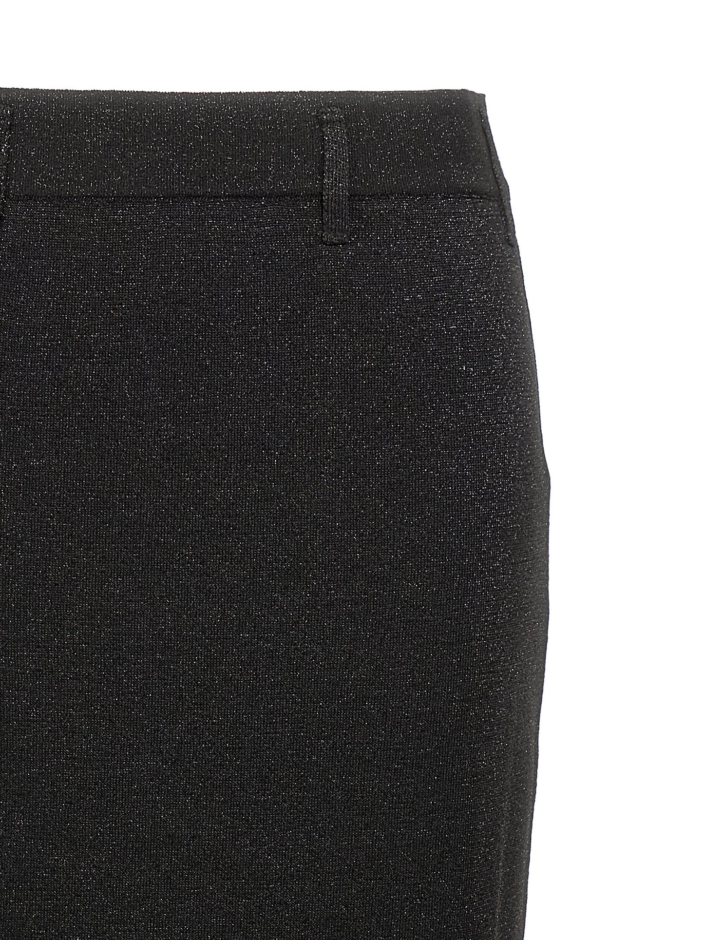 Skirt by Missoni for women in stretch viscose polyester black features an tailored silhouette, artfully capturing the essence of Women's Sheath Stretch Viscose Polyester Mini Skirt in a sophisticated mini.