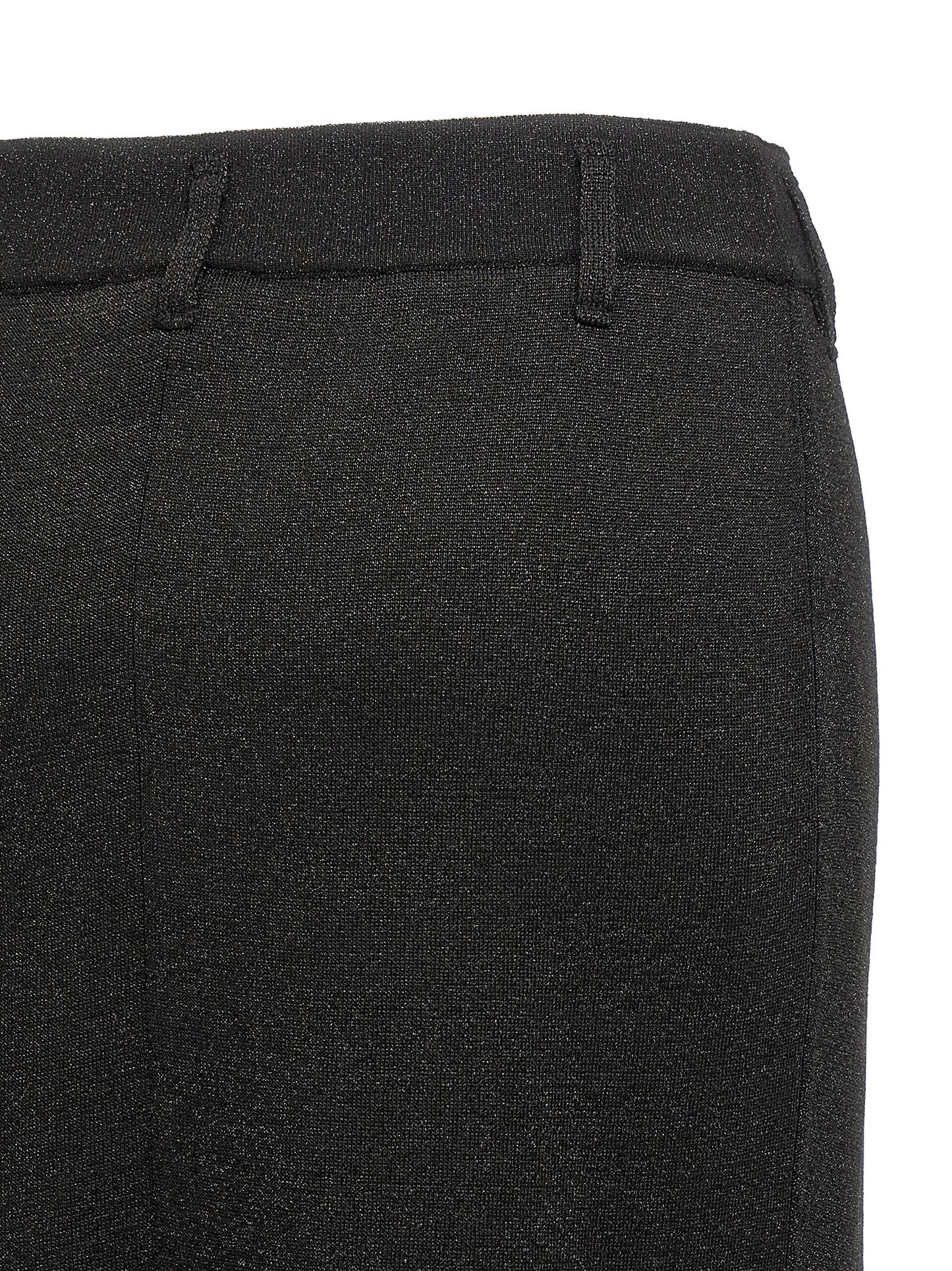 Skirt by Missoni for women in stretch viscose polyester black features a captivating silhouette, showcasing the captivating Women's Sheath Stretch Viscose Polyester Mini Skirt design with a sophisticated mini for a captivating look.