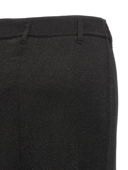 Skirt by Missoni for women in stretch viscose polyester black features a captivating silhouette, showcasing the captivating Women's Sheath Stretch Viscose Polyester Mini Skirt design with a sophisticated mini for a captivating look.