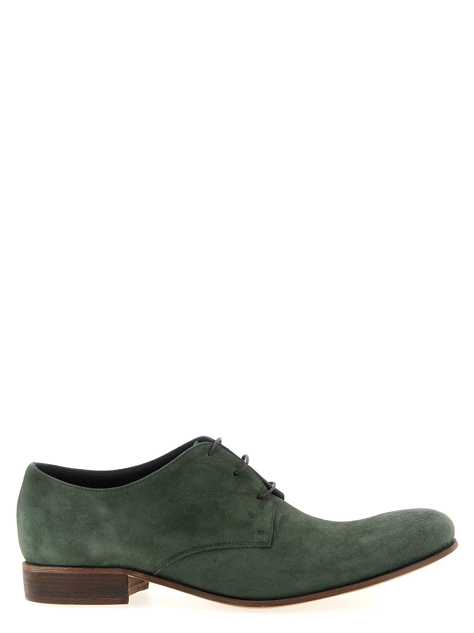 Lace-Up Shoes by JULIAN for men in suede leather bicolour & green showcases a timeless silhouette from the Men's Suede Leather Lace-Up Shoes collection, featuring a timeless and for a timeless finish.