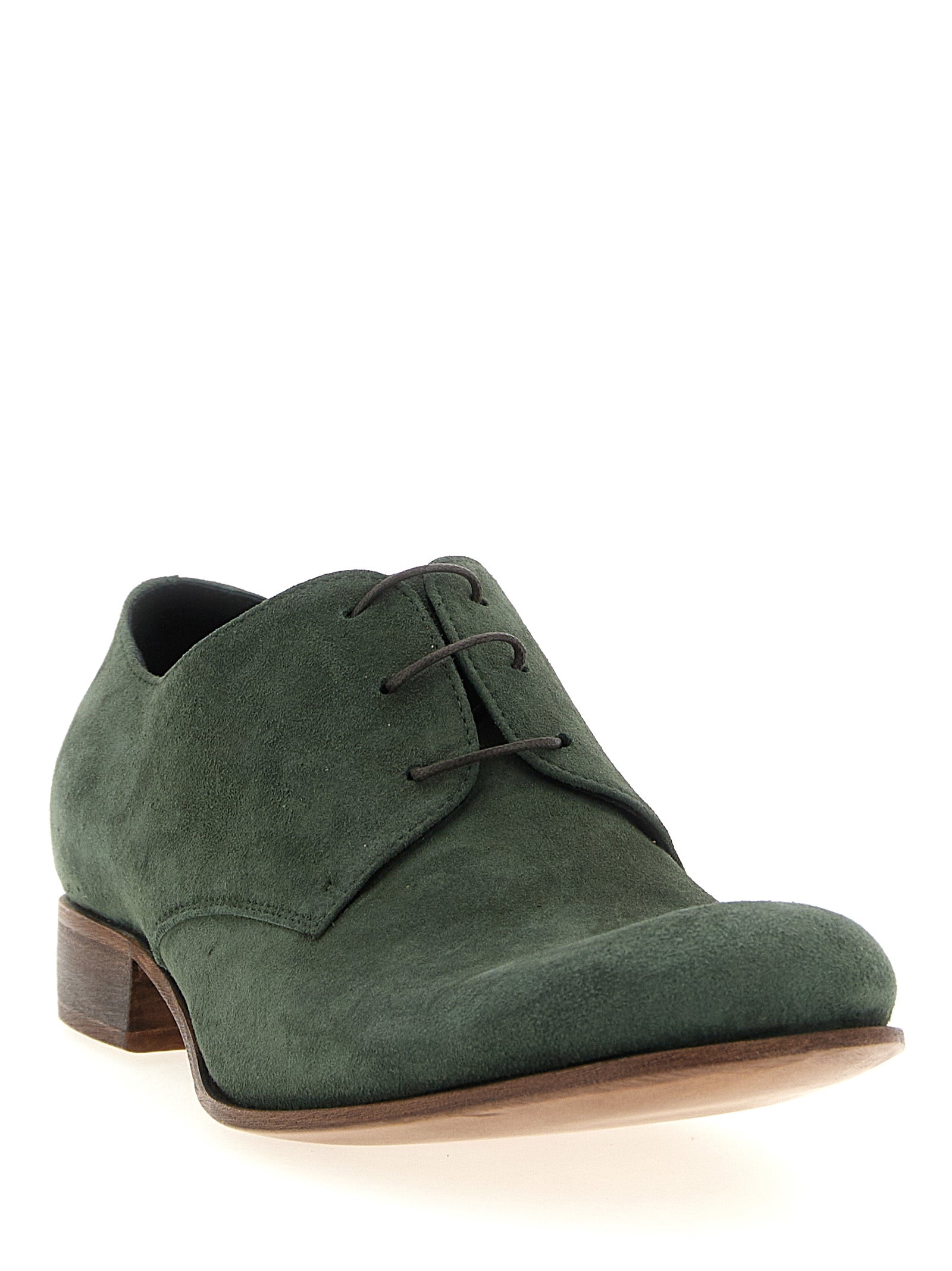 This Lace-Up Shoes by JULIAN for men in suede leather bicolour & green features an exquisite silhouette from the Men's Suede Leather Lace-Up Shoes collection, defined by a sophisticated and elegant .