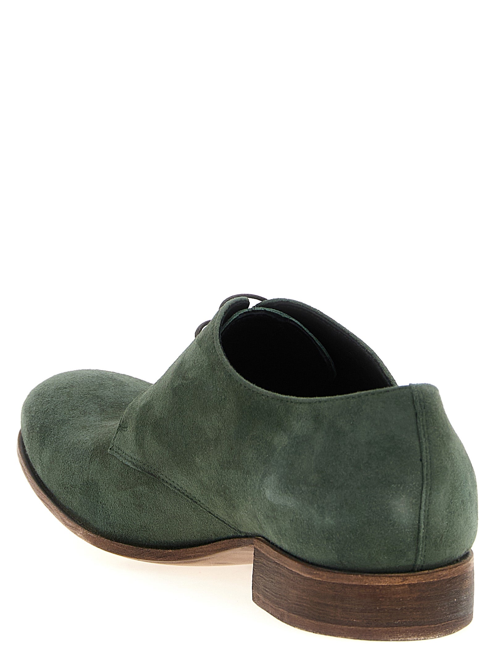 Lace-Up Shoes by JULIAN for men in suede leather bicolour & green showcases a impeccable silhouette as Men's Suede Leather Lace-Up Shoes, artfully designed with a impeccable and refined for a impeccable finish.