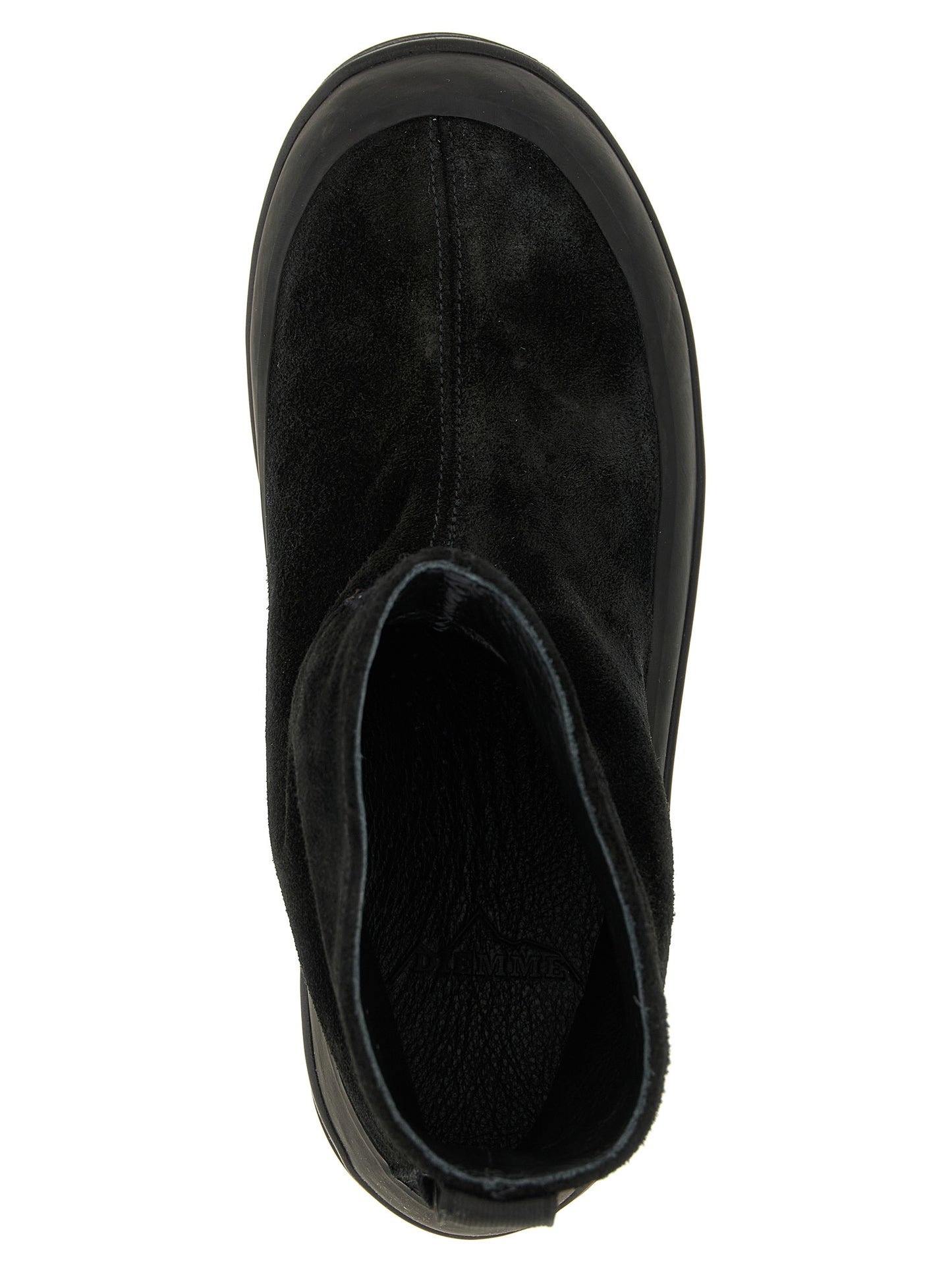 Stone Island Black Rubber Ankle Boots