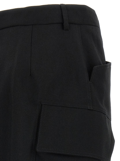 Skirt by Rick Owens for women in cupro wool black features an tailored silhouette, artfully capturing the essence of Women's Cupro Wool Midi Skirt in a sophisticated midi.