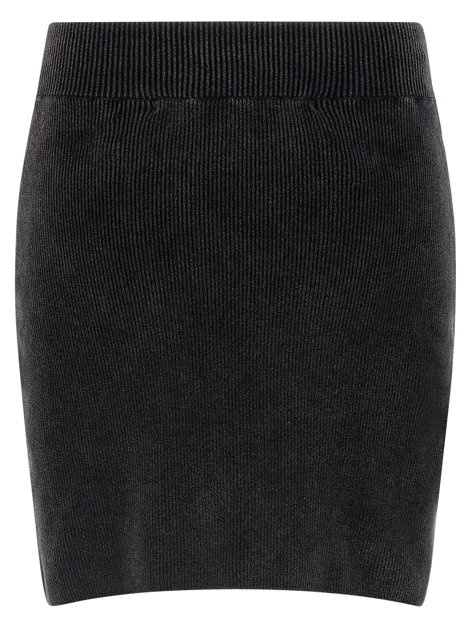 Skirt by Alexander Wang for women in stretch polyamide cotton black features a contoured silhouette from the Women's Stretch Polyamide Cotton Long Skirt collection, characterized by its contoured long for a contoured finish.