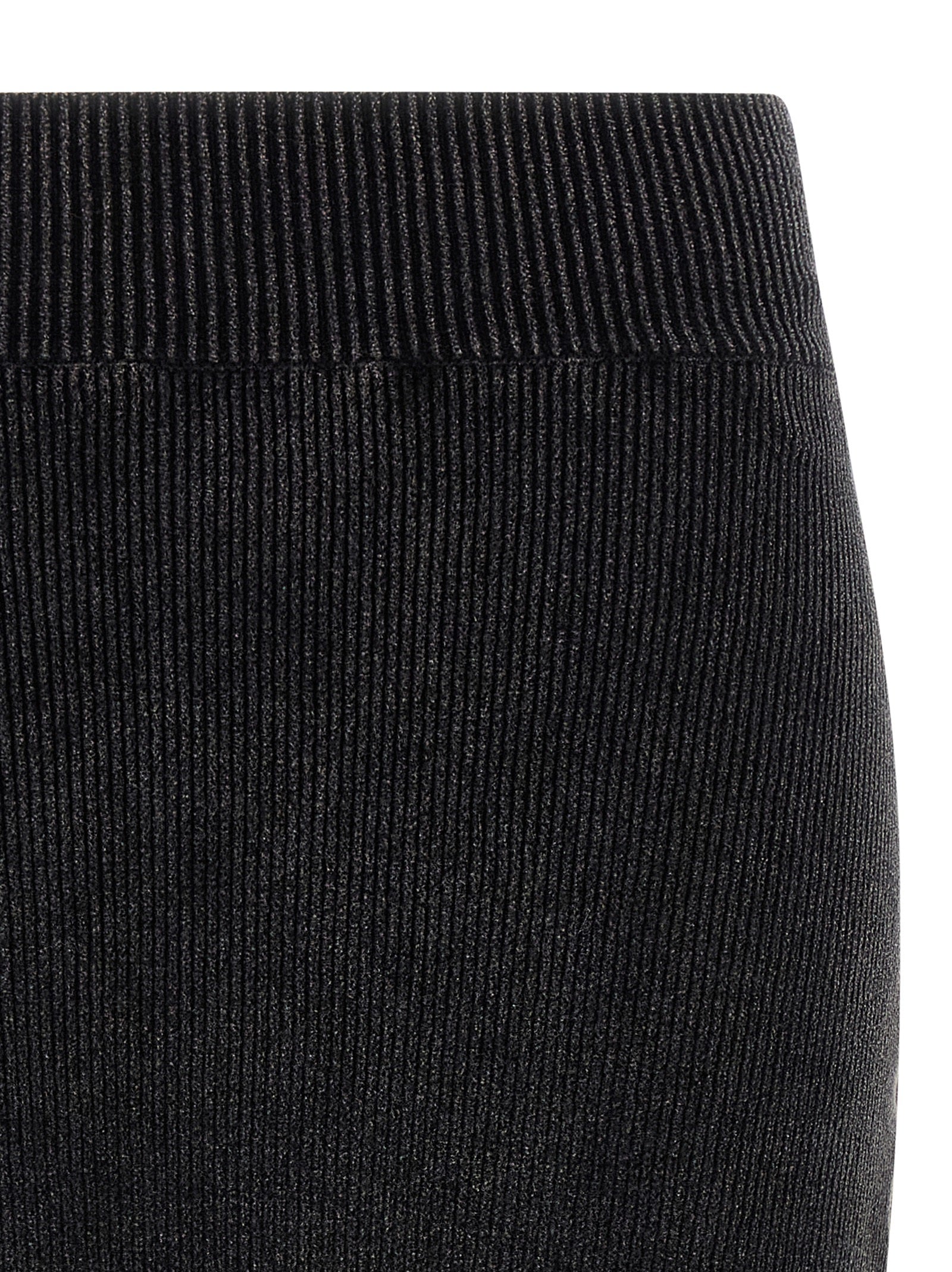Skirt by Alexander Wang for women in stretch polyamide cotton black features an tailored silhouette, artfully capturing the essence of Women's Stretch Polyamide Cotton Long Skirt in a sophisticated long.