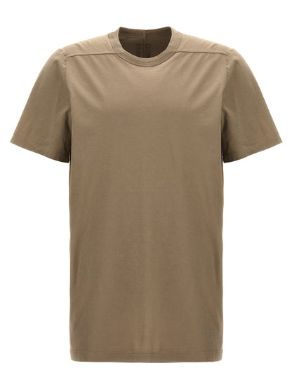 T-Shirt by Rick Owens for men in cotton gray showcases a unassuming silhouette, artfully detailed with a refined crew neckline and unassuming for a sophisticated, contemporary look.
