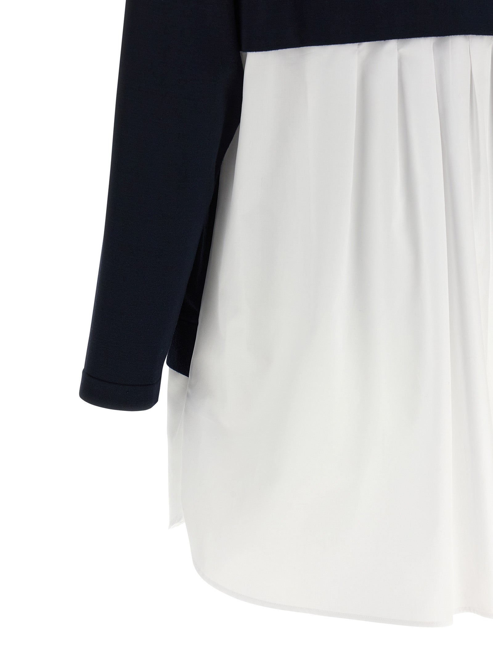 Dress by Elisabetta Franchi for women in viscose polyester cotton blue features an magnificent silhouette, artfully detailed with a magnificent and that flows into an magnificent short mini.