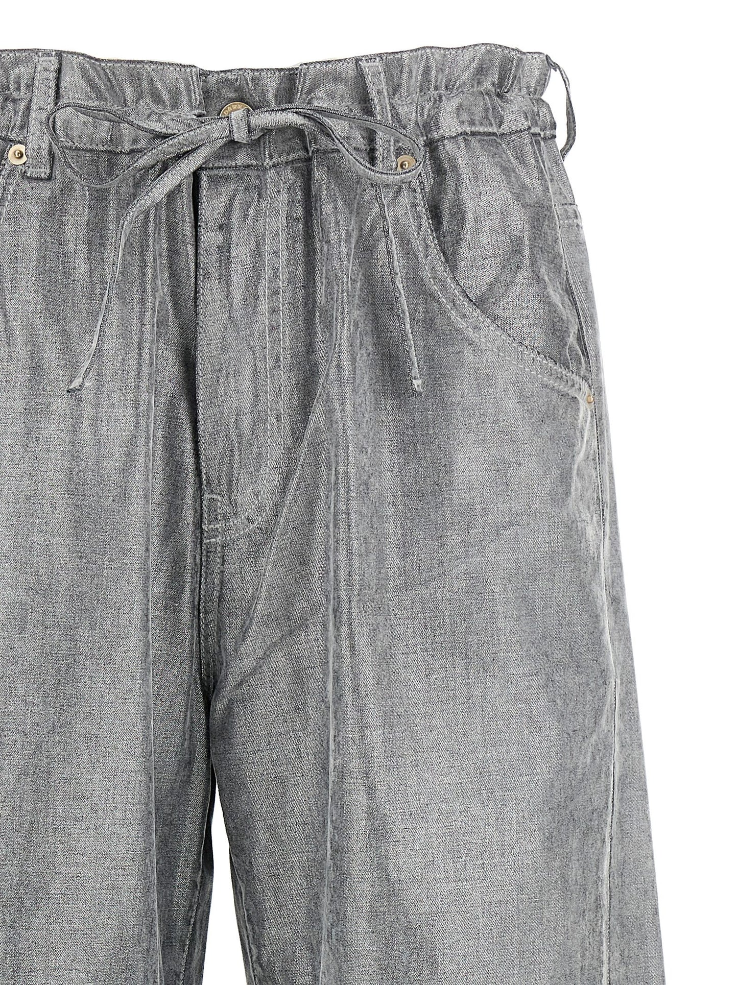 Jeans by Darkpark for women in cotton denim silver features a refined silhouette with a refined wide, defined by a and a refined long for a refined finish.