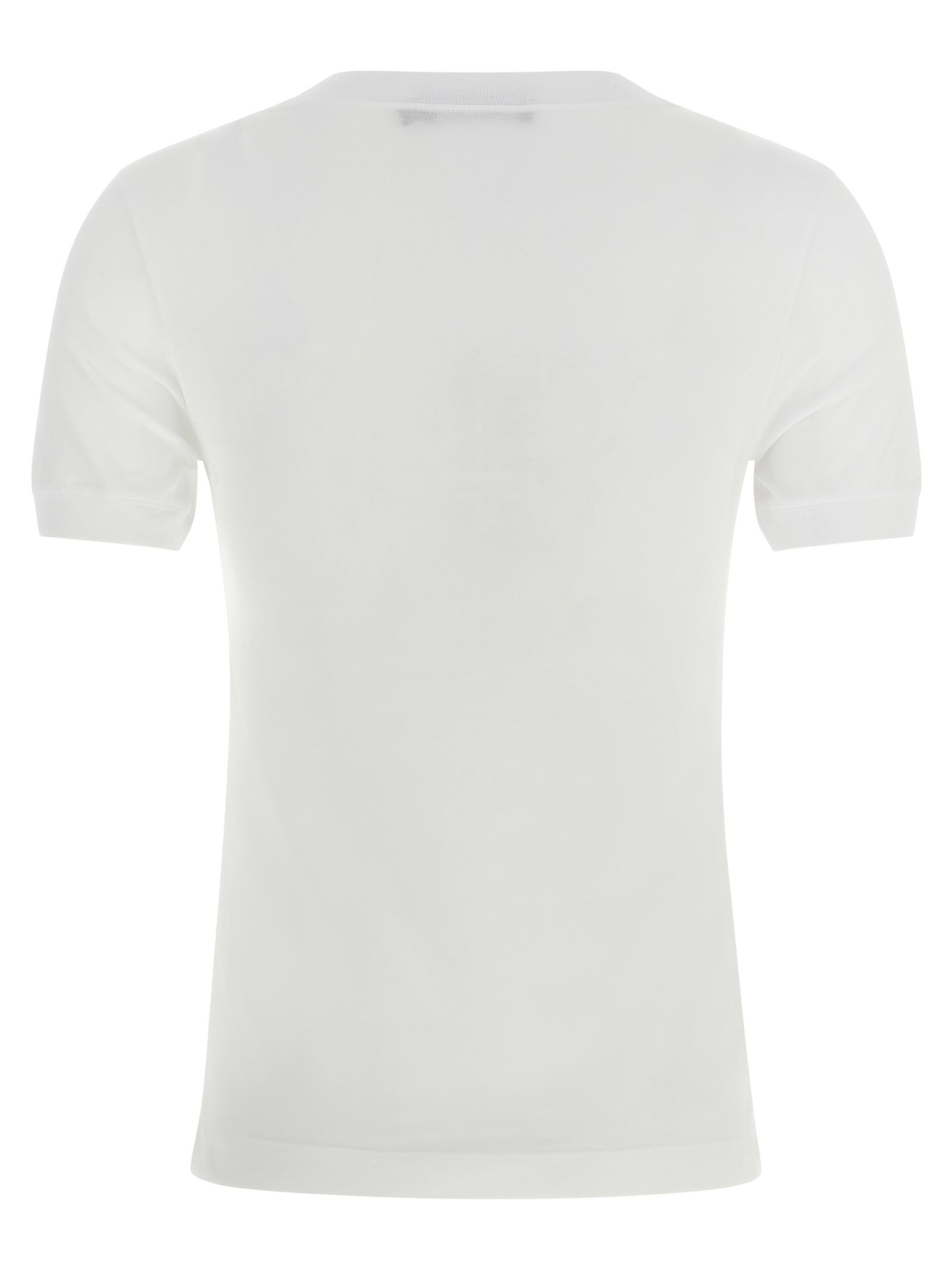 T-Shirt by Dolce & Gabbana for women in cotton white features an on trend silhouette, perfectly showcasing a on trend and for an elevated aesthetic.