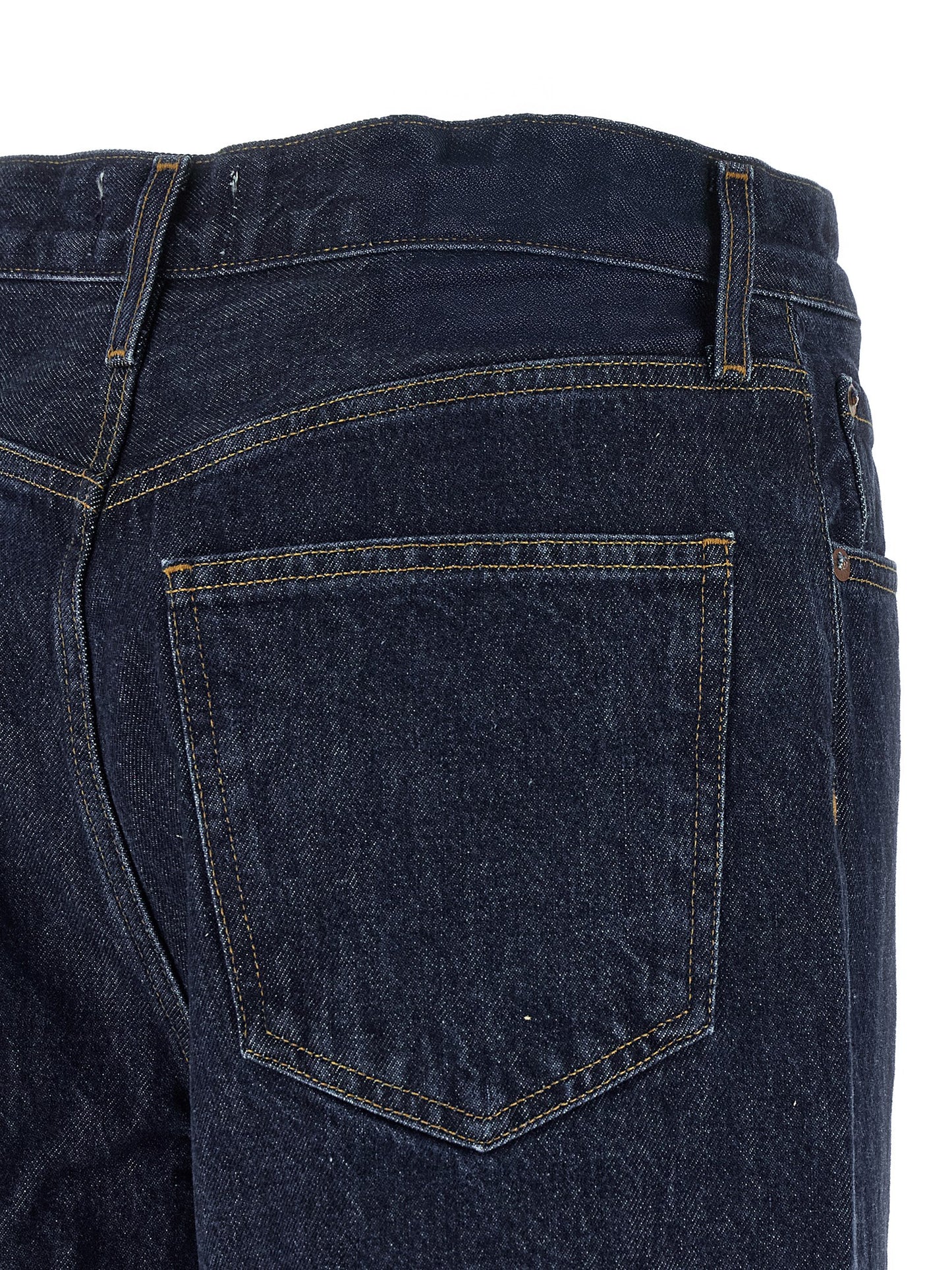 Jeans by Agolde for women in lyocell & denim cotton blue features a refined silhouette with a refined relaxed-fit & wide, defined by a high rise and a refined long for a refined finish.