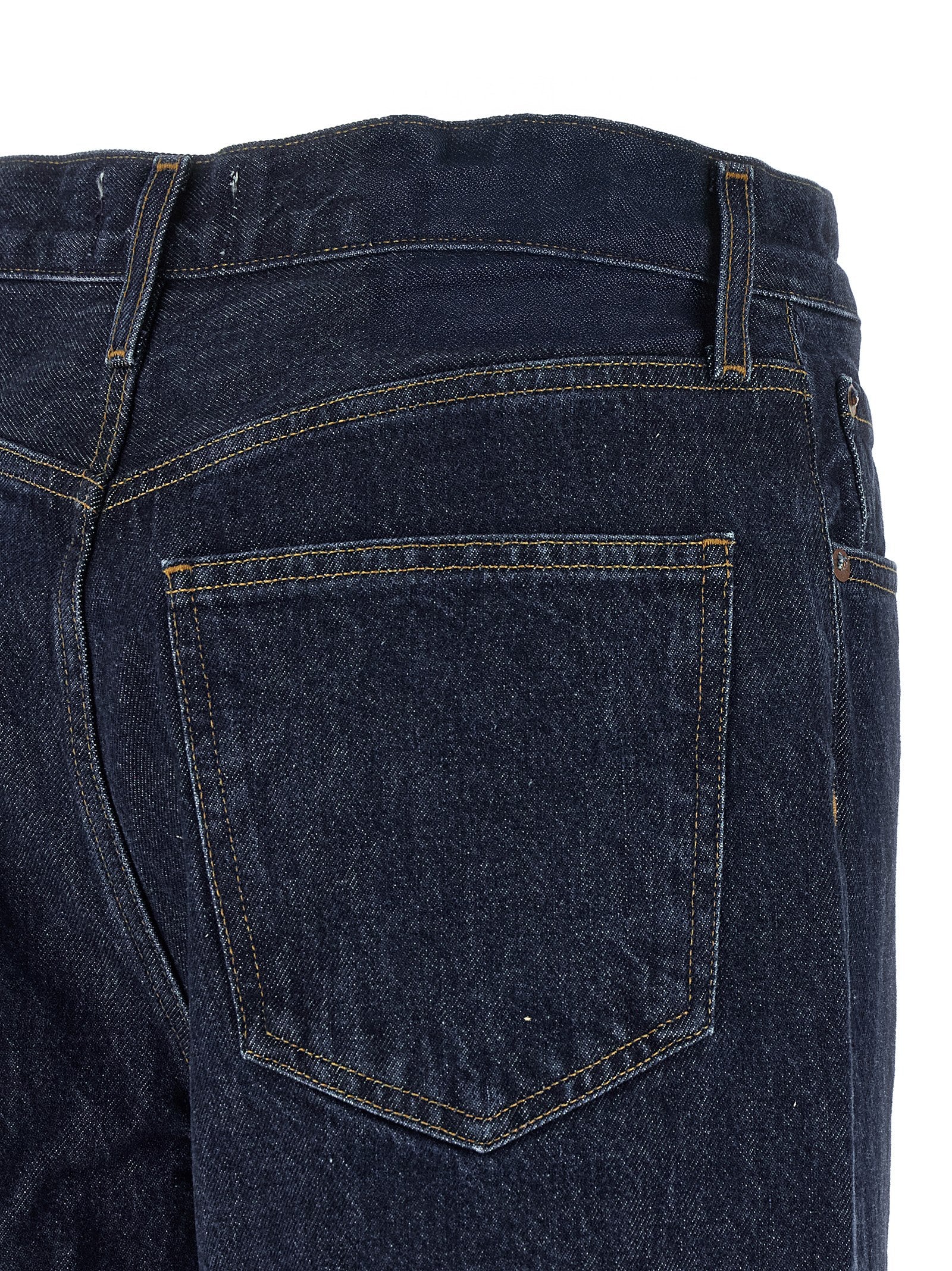 Jeans by Agolde for women in lyocell & denim cotton blue features a refined silhouette with a refined relaxed-fit & wide, defined by a high rise and a refined long for a refined finish.