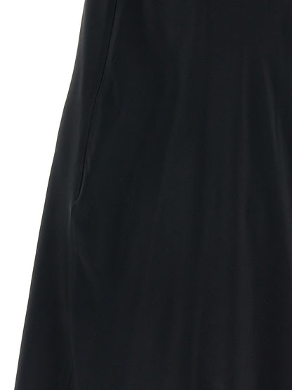 Dress by Giovanni Bedin for women in silk & acetate black & pearl features an sultry silhouette defined by a and , falling to an sultry short mini for a sultry look.
