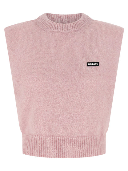Vest by ROTATE BIRGER CHRISTENSEN for women in alpaca wool & polyamide multicolor & pink features a enviable silhouette, elegantly detailed with a enviable and functional insulated for a enviable finish.