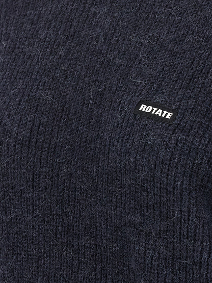 ROTATE BIRGER CHRISTENSEN Blue Wool Cardigan