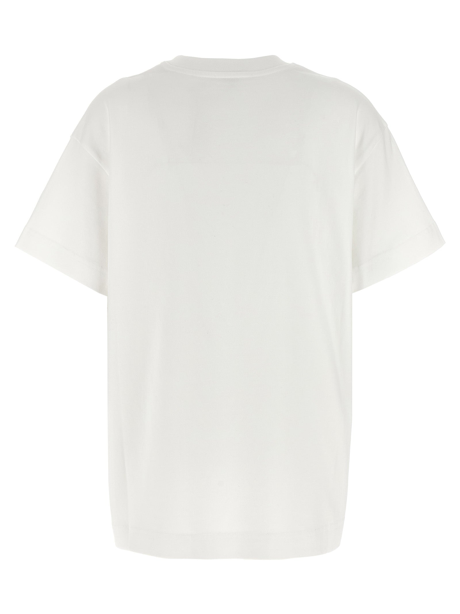 T-Shirt by Givenchy for women in cotton white features an edgy silhouette, meticulously detailed with a sophisticated and crew neckline for a truly edgy finish.