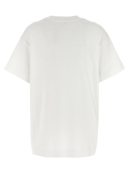 T-Shirt by Givenchy for women in cotton white features an edgy silhouette, meticulously detailed with a sophisticated and crew neckline for a truly edgy finish.