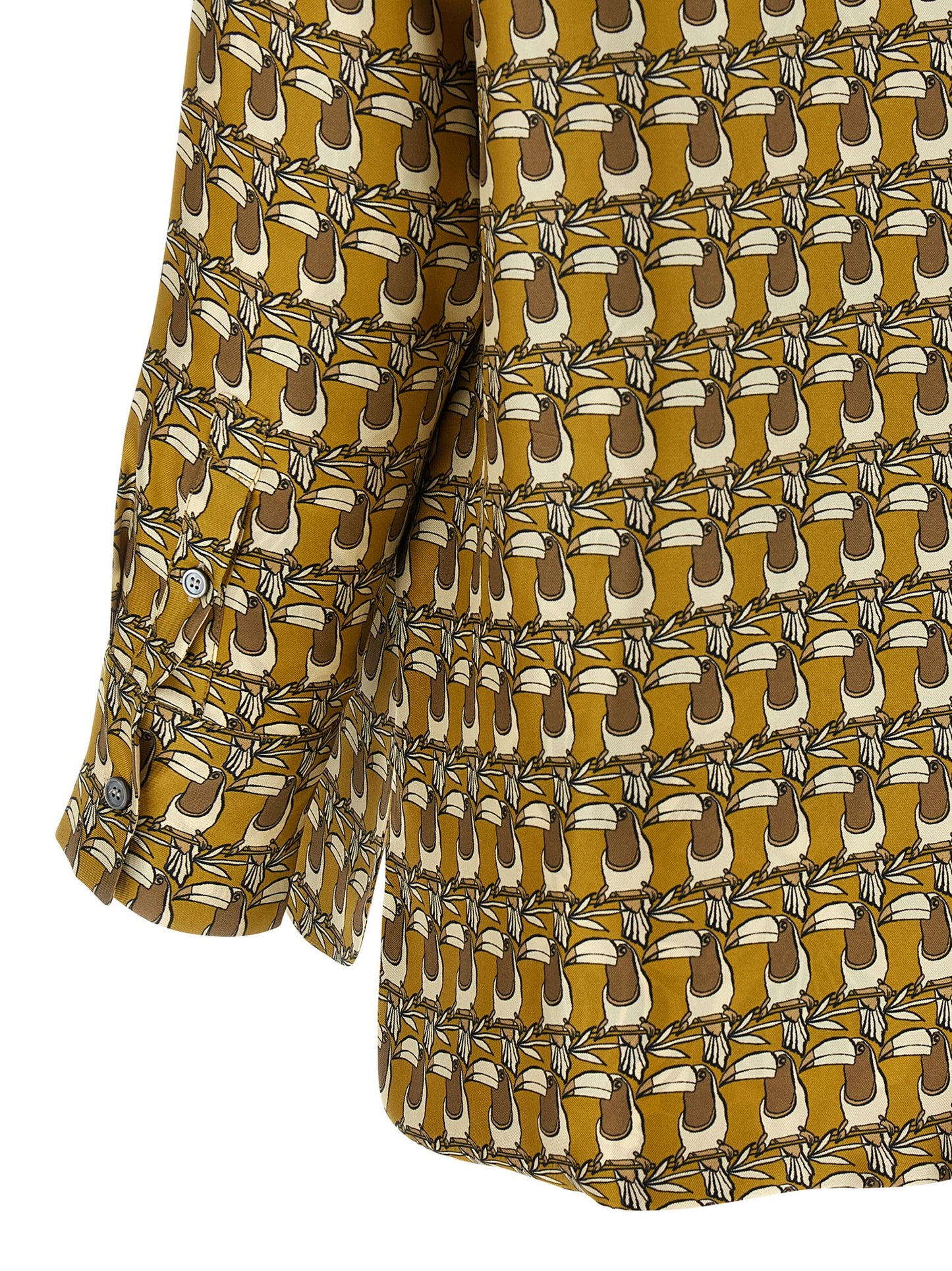 Blouse by Max Mara for women in silk twill multicolor & patterned showcases a sublime silhouette, artfully detailed with a sublime and for a sophisticated, sublime finish.
