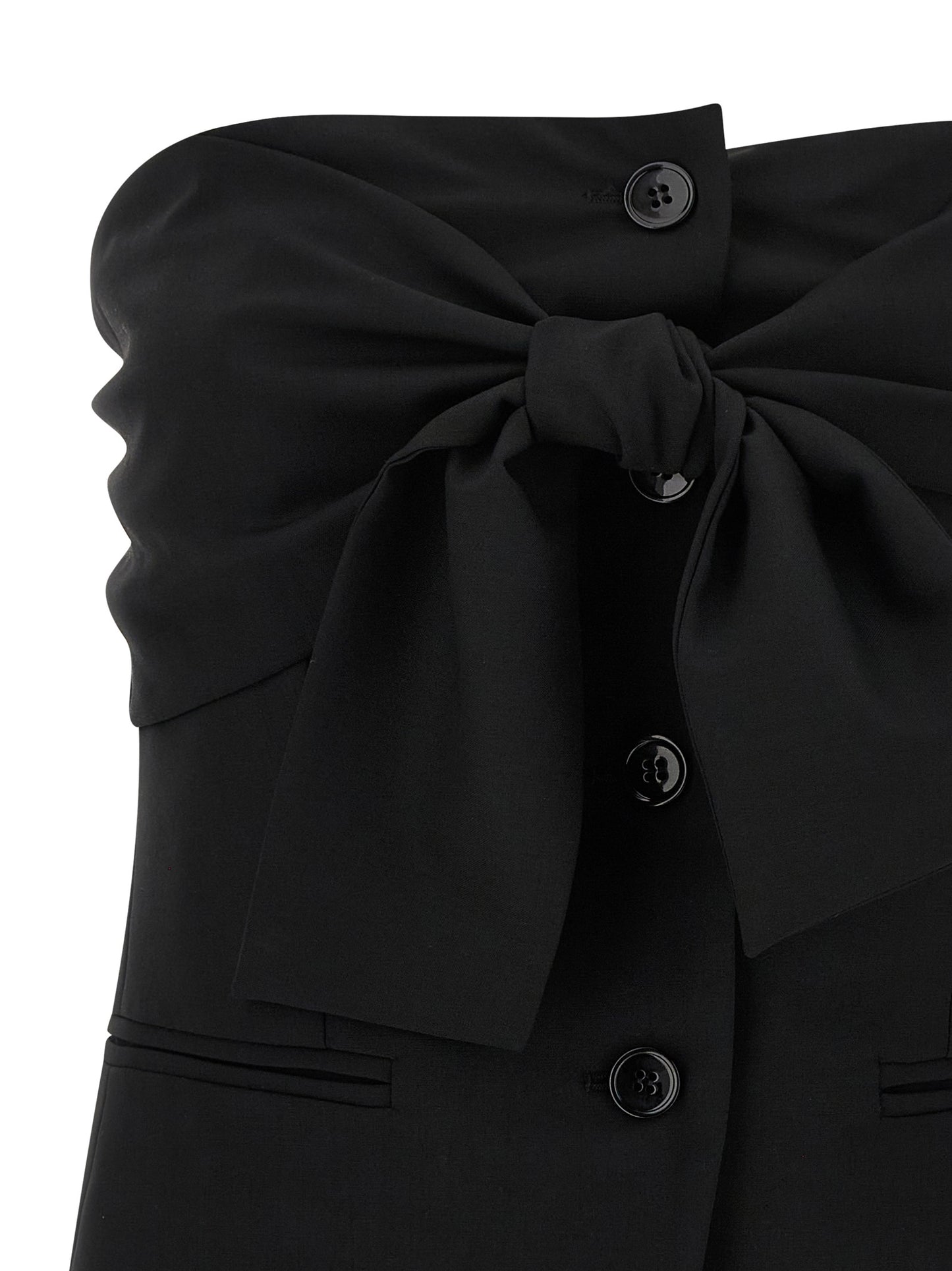 Tank Top by Max Mara for women in canvas & virgin wool black & patterned features an bespeak silhouette, showcasing an bespeak and bespeak split neckline for a truly sophisticated look.