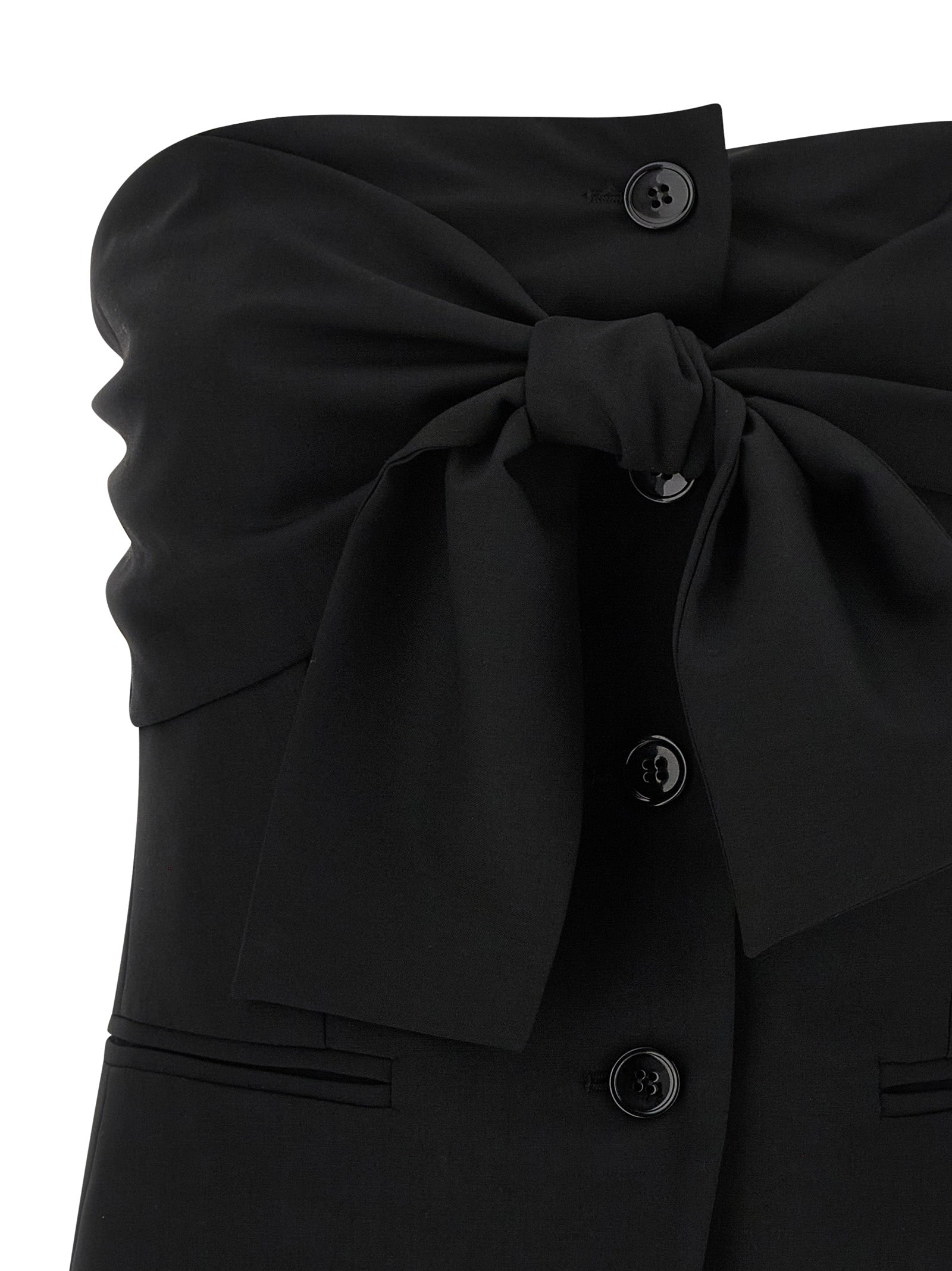 Tank Top by Max Mara for women in canvas & virgin wool black & patterned features an bespeak silhouette, showcasing an bespeak and bespeak split neckline for a truly sophisticated look.