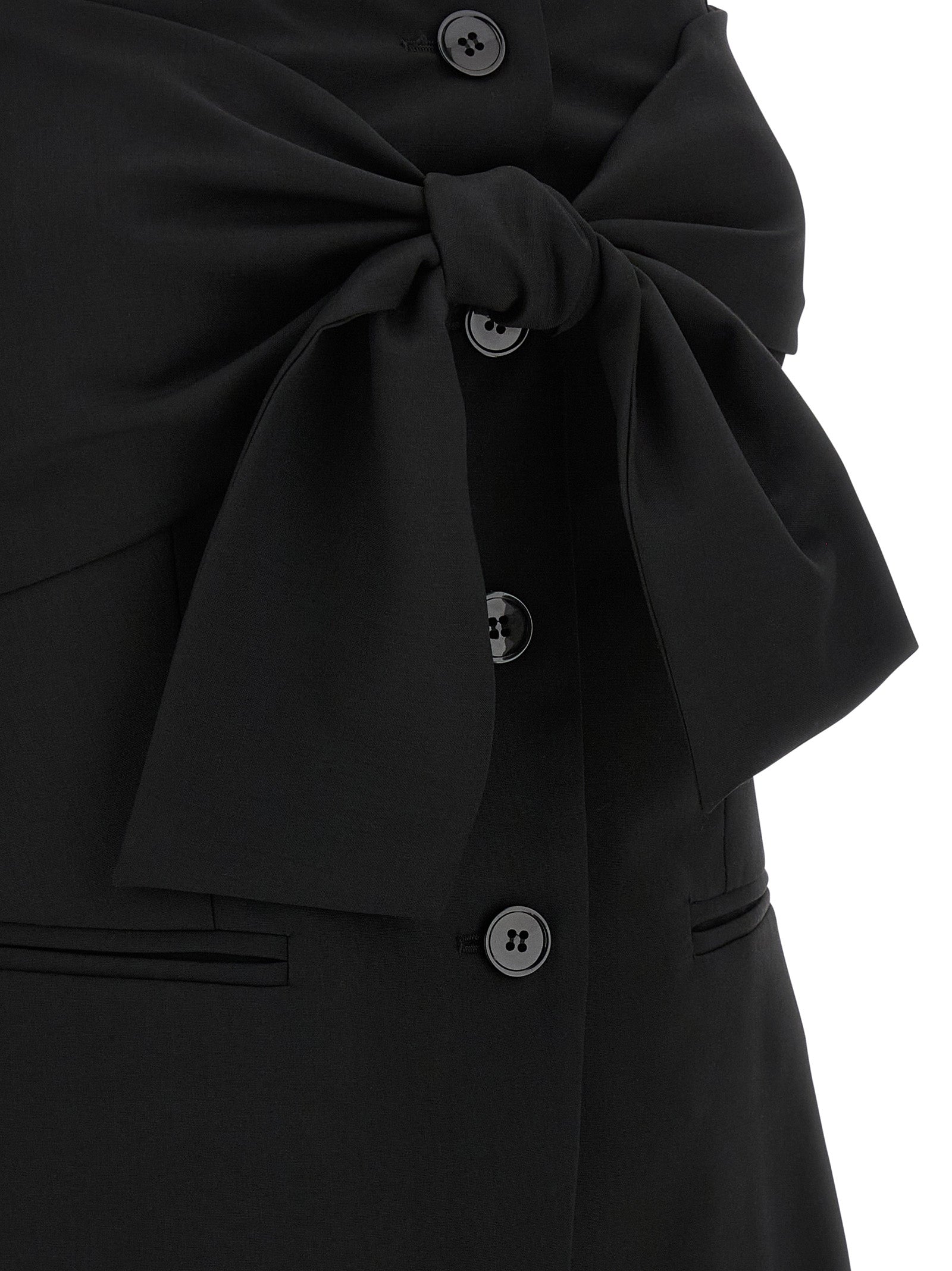 Tank Top by Max Mara for women in canvas & virgin wool black & patterned showcases a sublime silhouette, with and details for a sublime finish.