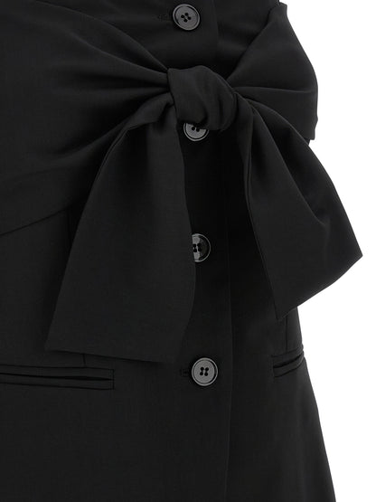 Tank Top by Max Mara for women in canvas & virgin wool black & patterned showcases a sublime silhouette, with and details for a sublime finish.
