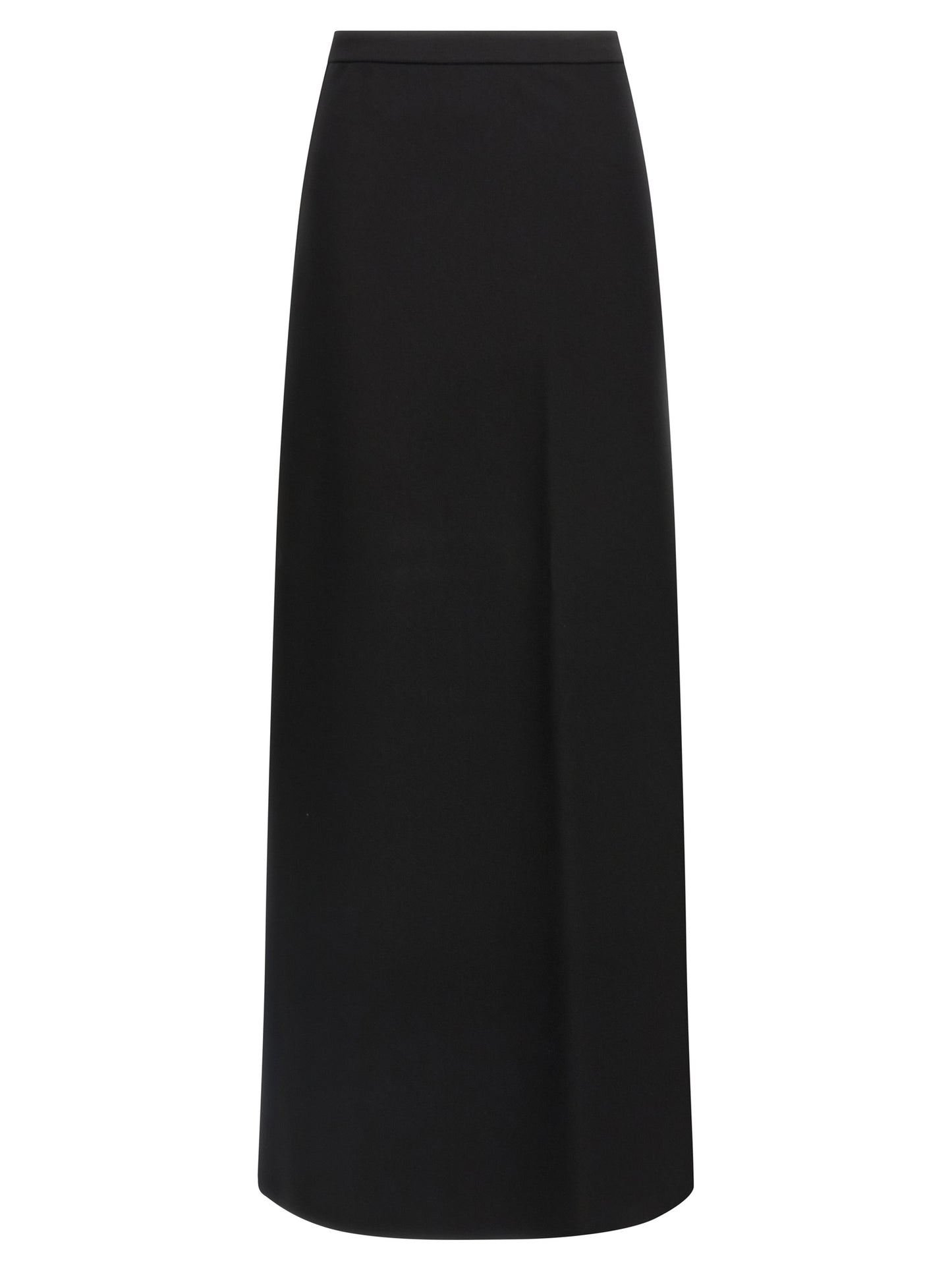 Skirt by Max Mara for women in stretch polyamide cotton black features an tailored silhouette, artfully capturing the essence of Women's Flared Stretch Polyamide Cotton Mini Skirt in a sophisticated mini.