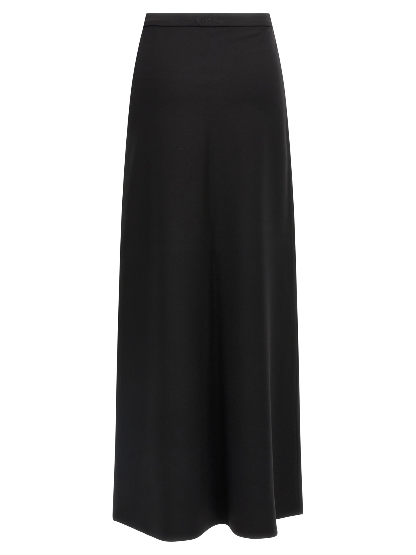 Skirt by Max Mara for women in stretch polyamide cotton black features a captivating silhouette, showcasing the captivating Women's Flared Stretch Polyamide Cotton Mini Skirt design with a sophisticated mini for a captivating look.