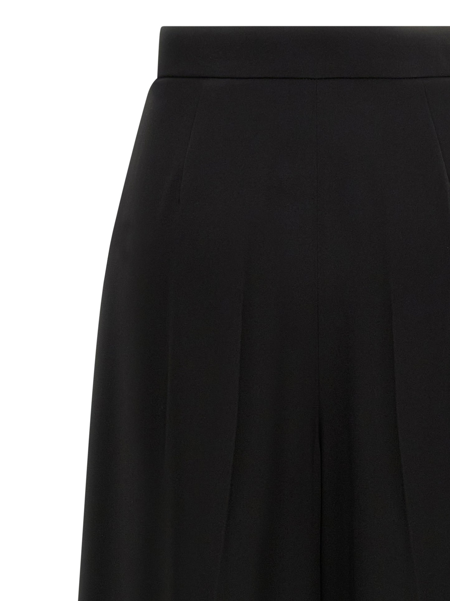 Palazzo Pants by Max Mara for women in polyester black features an sophisticated high rise and wide with a precise long, creating a sophisticated and sophisticated silhouette.