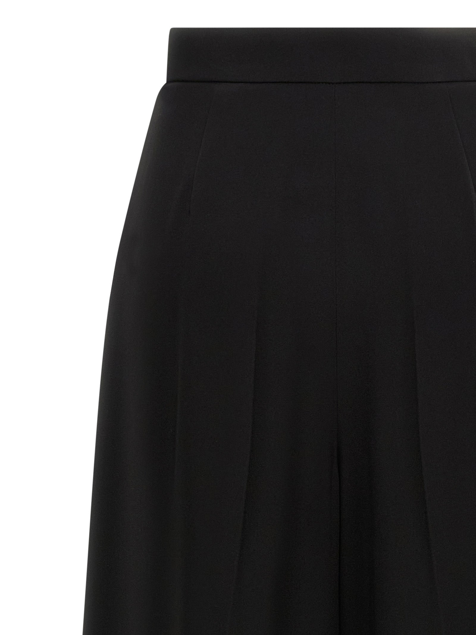 Palazzo Pants by Max Mara for women in polyester black features an sophisticated high rise and wide with a precise long, creating a sophisticated and sophisticated silhouette.