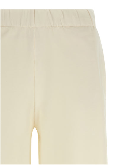 Casual Pants by Max Mara for women in silk & cotton white features a refined silhouette with a refined straight-leg, defined by a and a refined long for a refined finish.