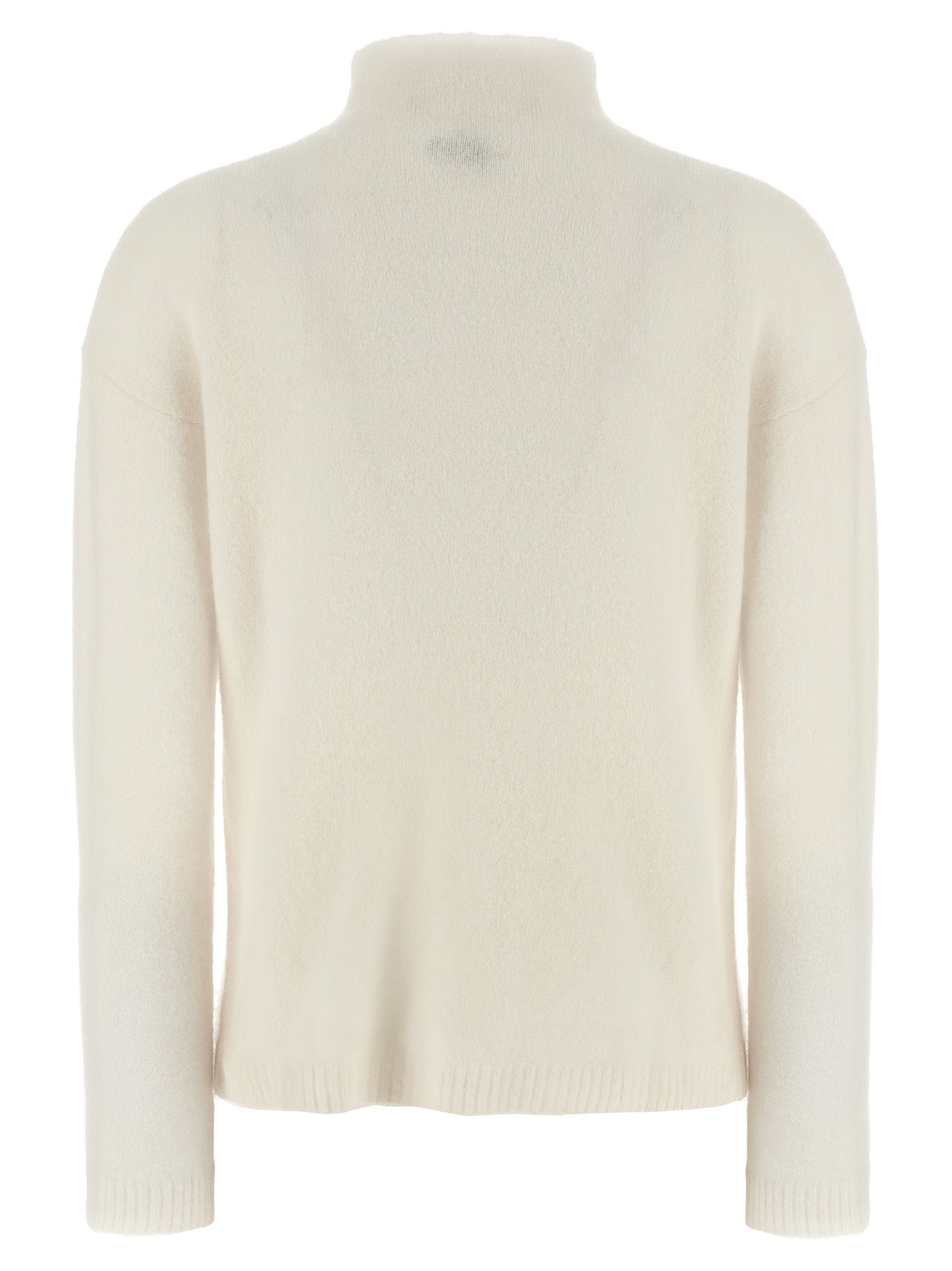 Cardigan by Max Mara for women in polyamide & cashmere white showcases a luxurious silhouette, meticulously detailed with a sophisticated and for a refined finish.