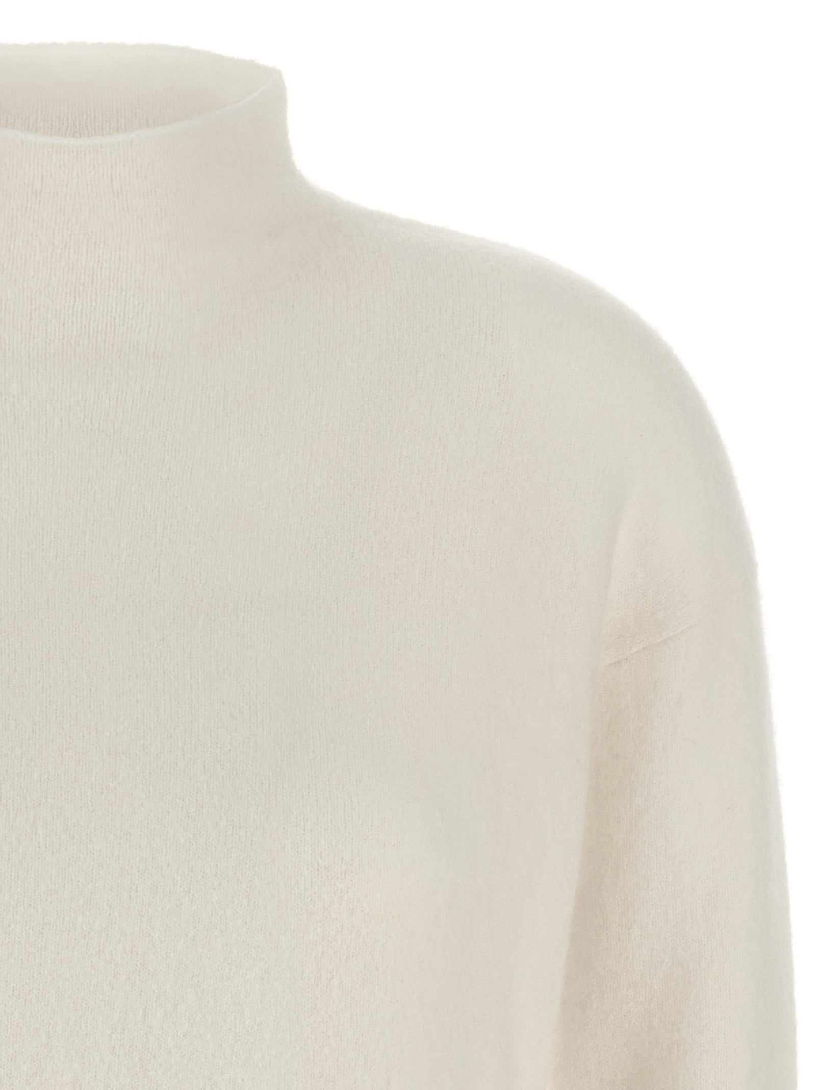 Cardigan by Max Mara for women in polyamide & cashmere white features a nuanced silhouette with a refined and nuanced detailing for a sophisticated look.