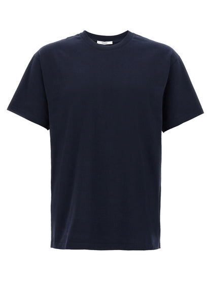 T-Shirt by Givenchy for men in cotton blue & print showcases a chic silhouette, artfully detailed with a chic and short-sleeve for a chic finish.