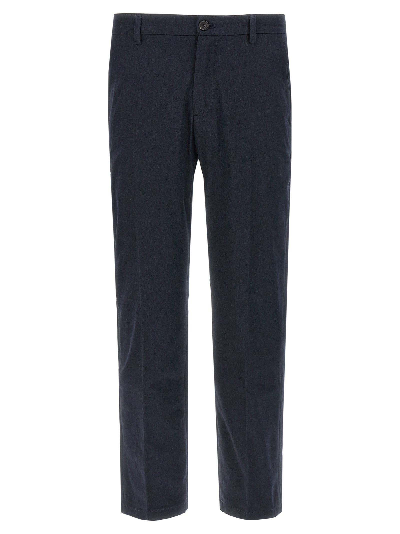 Trousers by Department 5 for men in stretch cotton gray features a sculptural silhouette, showcasing a sculptural cropped and cropped with a sophisticated for a sculptural finish.