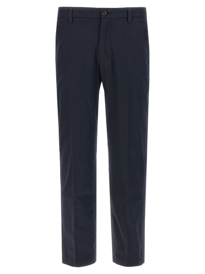Trousers by Department 5 for men in stretch cotton gray features a sculptural silhouette, showcasing a sculptural cropped and cropped with a sophisticated for a sculptural finish.