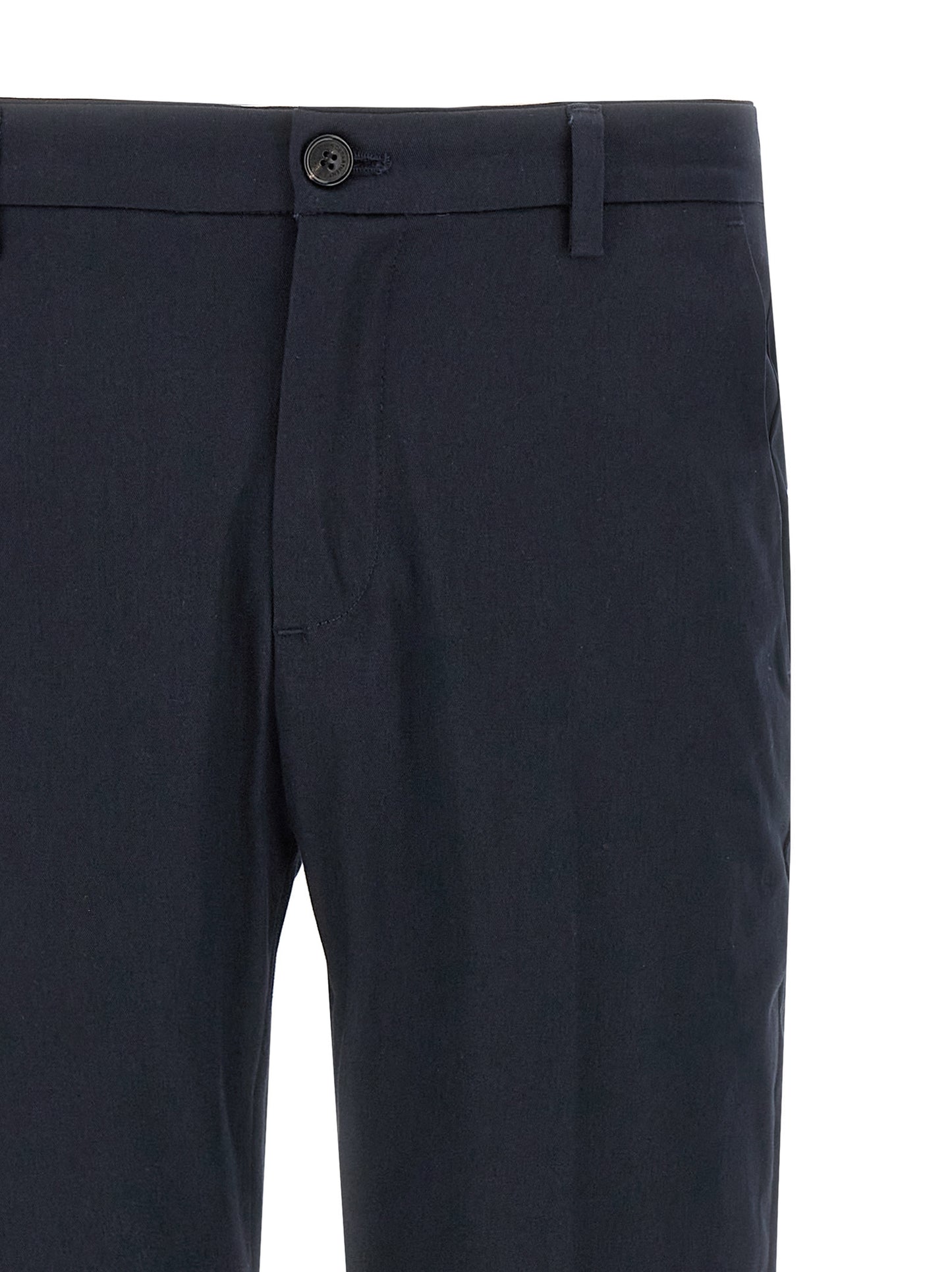 Trousers by Department 5 for men in stretch cotton gray features a artisanal silhouette, showcasing a sophisticated cropped with a cropped and for a artisanal finish.