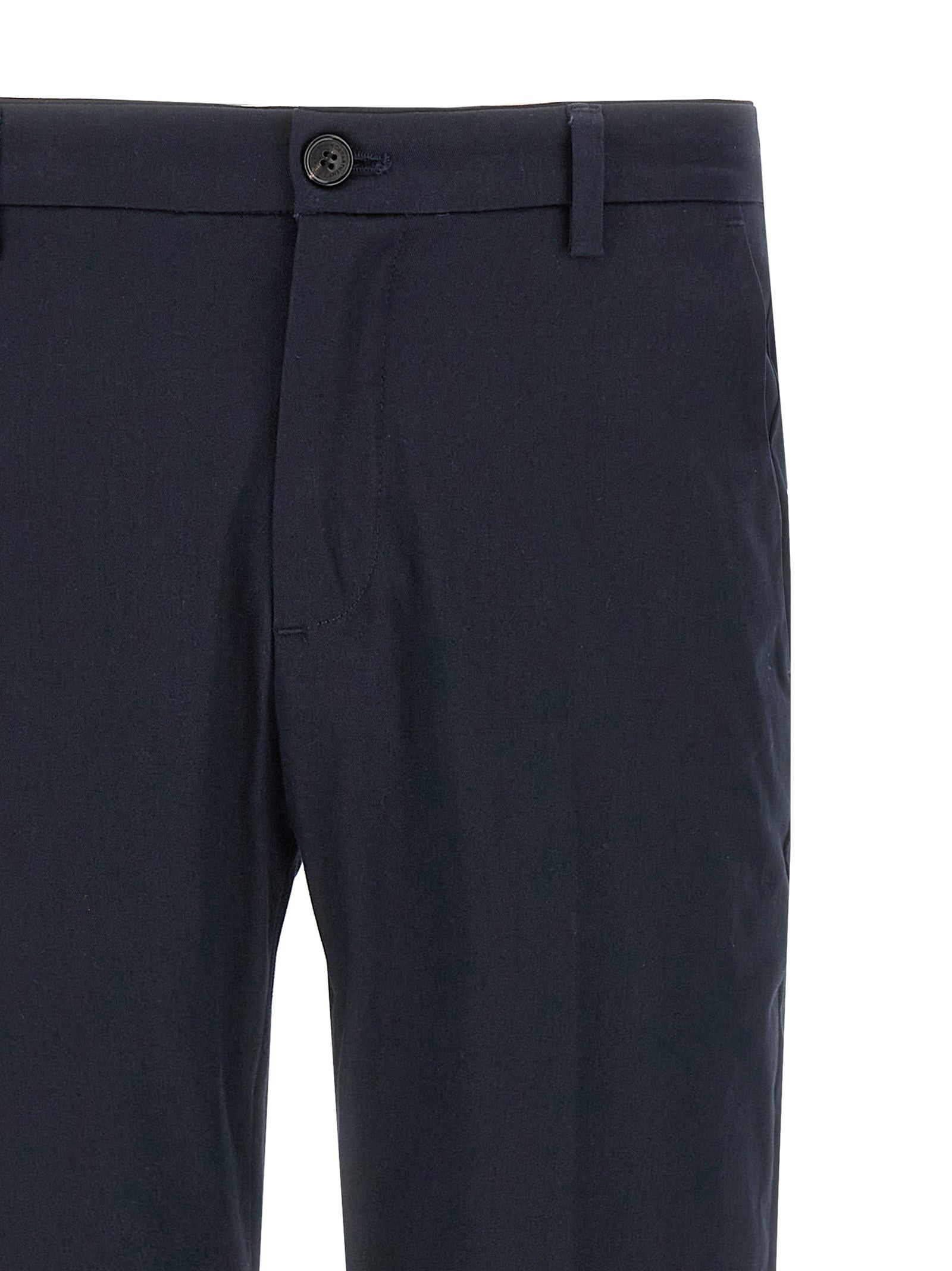 Trousers by Department 5 for men in stretch cotton gray features a artisanal silhouette, showcasing a sophisticated cropped with a cropped and for a artisanal finish.