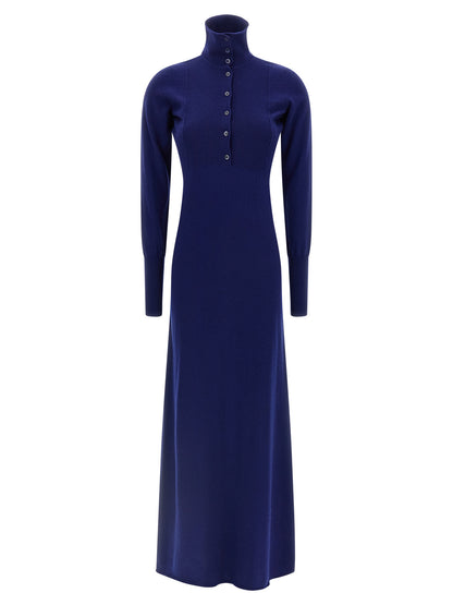 Dress by Tom Ford for women in cashmere blue features an cute silhouette, detailed with a and that elegantly flows into a cute long.