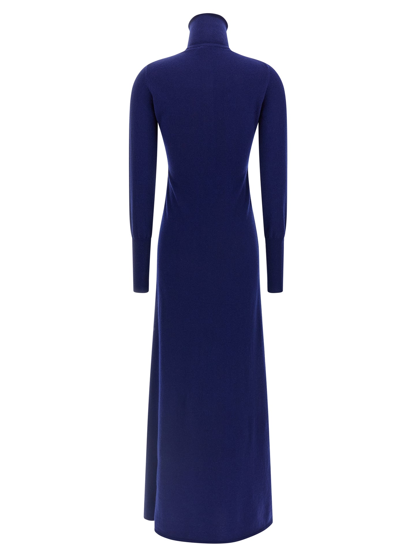 Dress by Tom Ford for women in cashmere blue showcases a striking silhouette, elegantly detailed with a , refined , and a striking long for a striking finish.