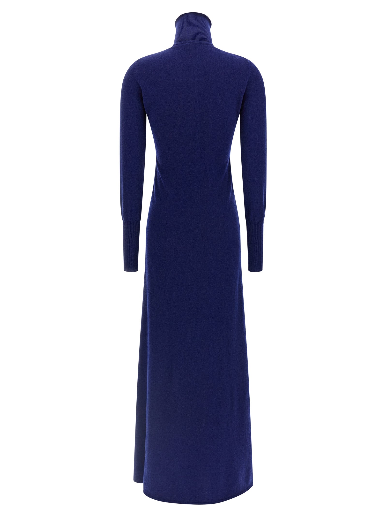 Dress by Tom Ford for women in cashmere blue showcases a striking silhouette, elegantly detailed with a , refined , and a striking long for a striking finish.