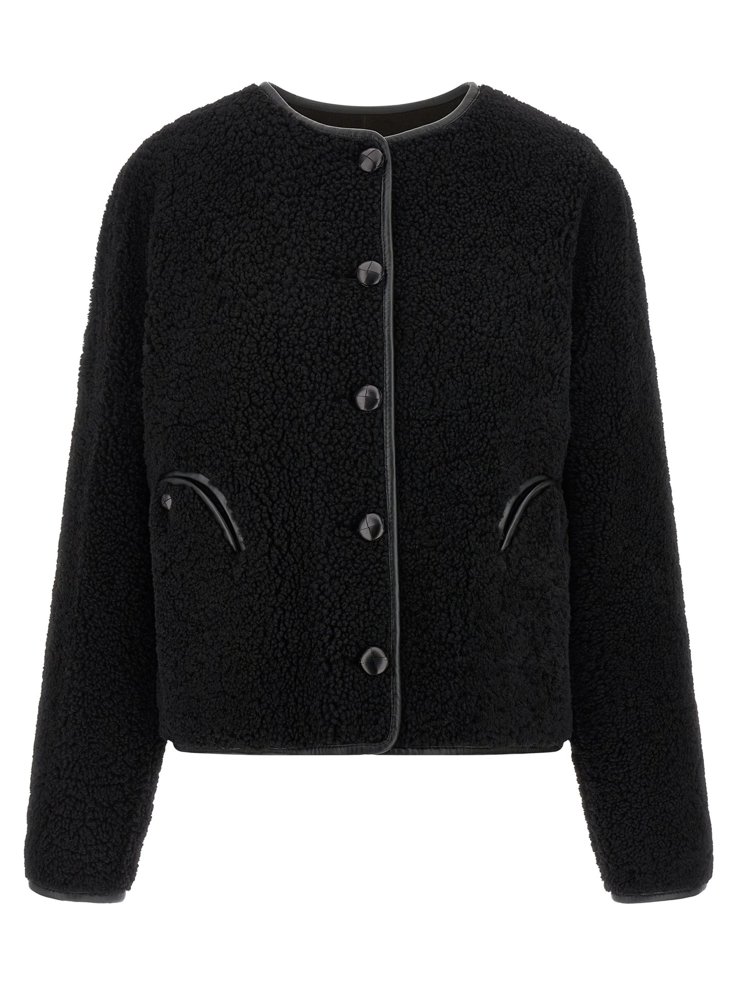 Blazé Milano Black Lamb Leather Shell Jacket