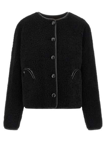 Blazé Milano Black Lamb Leather Shell Jacket