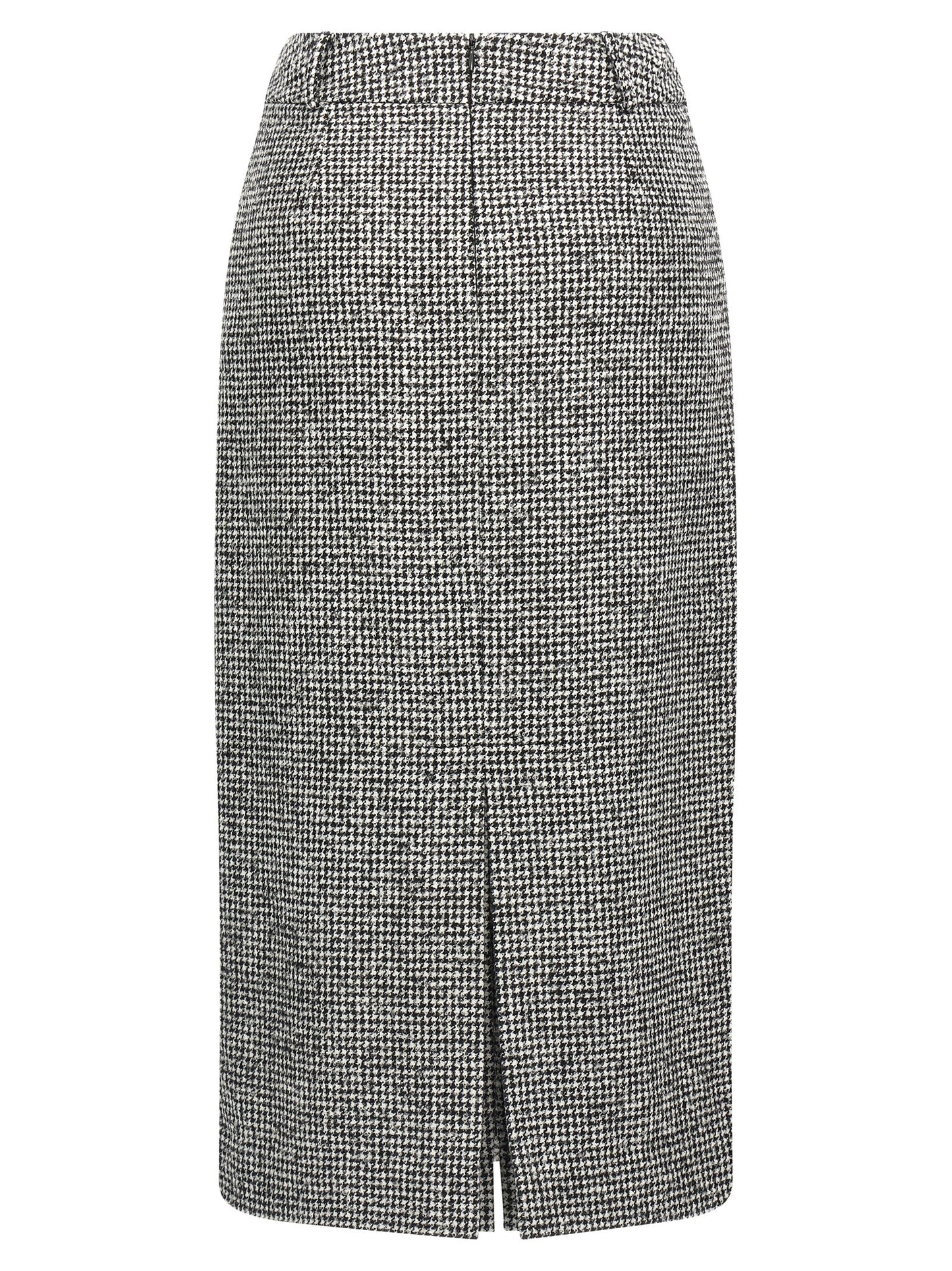 Skirt by Ermanno Scervino for women in polyamide acrylic wool bicolour, black & white features a captivating silhouette, showcasing the captivating Women's Sheath Polyamide Acrylic Wool Midi Skirt design with a sophisticated midi for a captivating look.