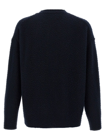 Roberto Collina Blue Merino Wool Cardigan